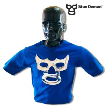 Playera Logo Cosido Blue Demon, Azul Rey