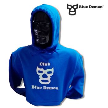 Sudadera Club Cerrada Azul Rey, Blue Demon