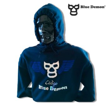 Sudadera Código Cerrada Azul Marino, Blue Demon