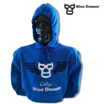 Sudadera Código Cerrada Azul Rey, Blue Demon