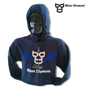 Sudadera Código Con Cierre Azul Marino, Blue Demon