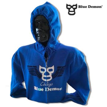 Sudadera Código Con Cierre Azul Rey, Blue Demon