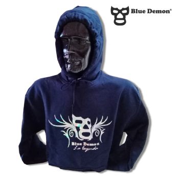 Sudadera La Leyenda Cerrada Azul Marino, Blue Demon