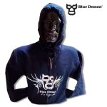 Sudadera La Leyenda Con Cierre Azul Marino, Blue Demon